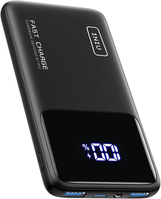 22.5W Power Bank, 10000Mah Slim USB C Portable Charger Fast Charging PD3.0 QC4.0, LED Display Battery Pack Portable for Iphone 15 14 13 12 Pro Max Samsung S22 Google LG Xiaomi Airpods Switch Ipad